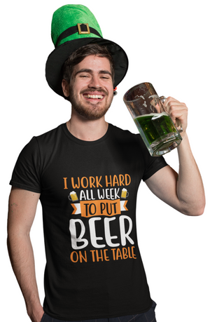 Beer on the Table - Men's T-shirt for Beer Lovers