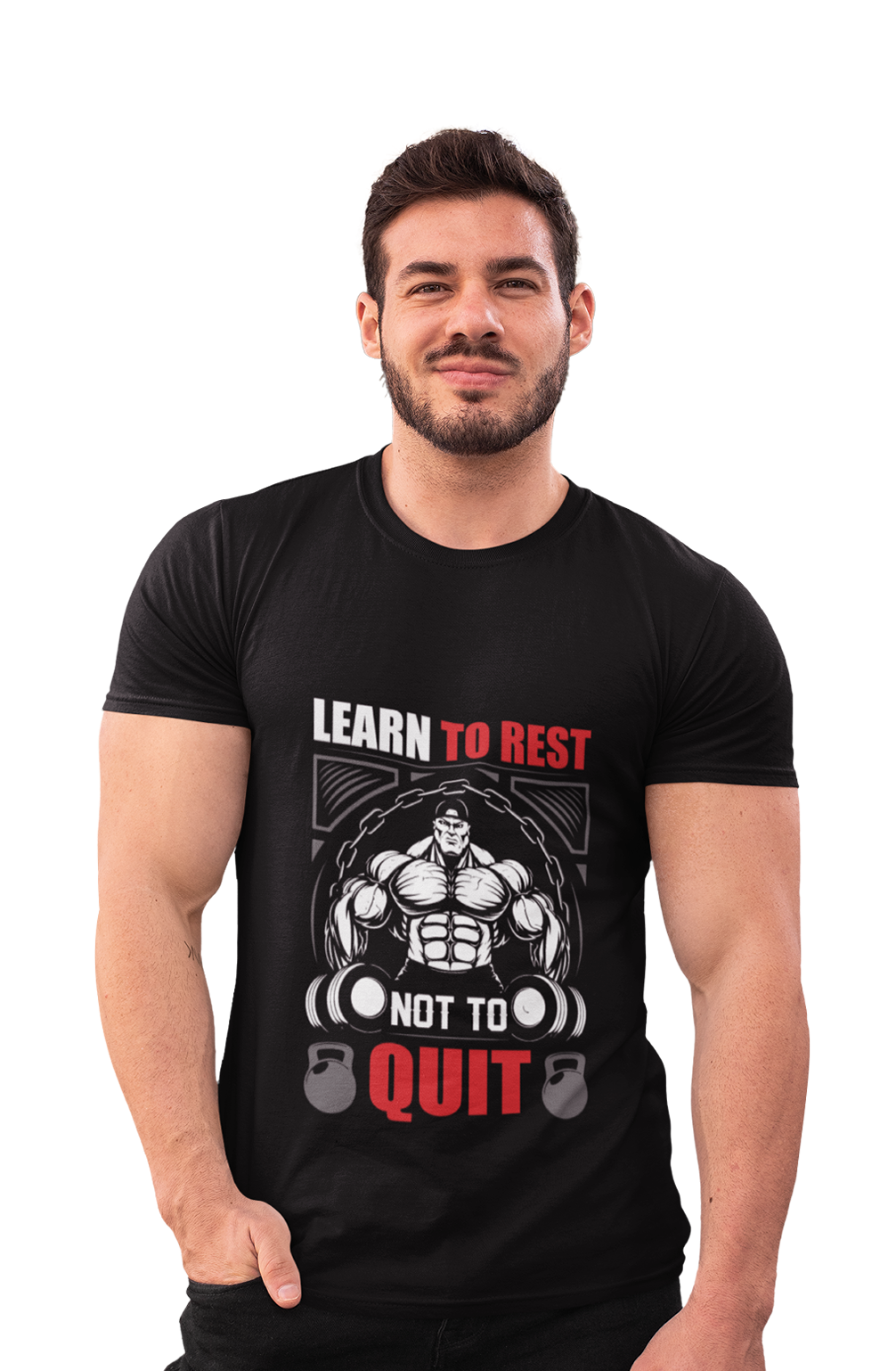 Learn to Rest Not to Quit - Men's Gym T-shirt