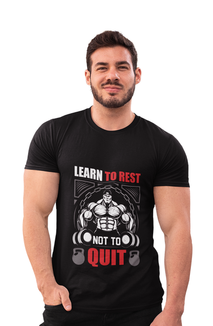 Learn to Rest Not to Quit - Men's Gym T-shirt