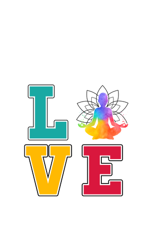 LOVE - Women's Yoga T-shirt