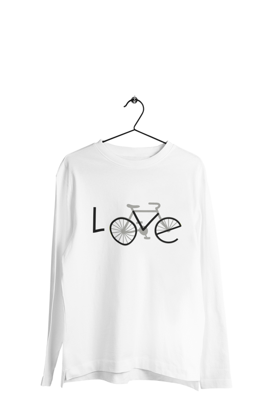 Love Bicycle - Men's Full Sleeves Cyclist T-shirt