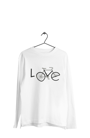 Love Bicycle - Women's Full Sleeves Cyclist T-shirt