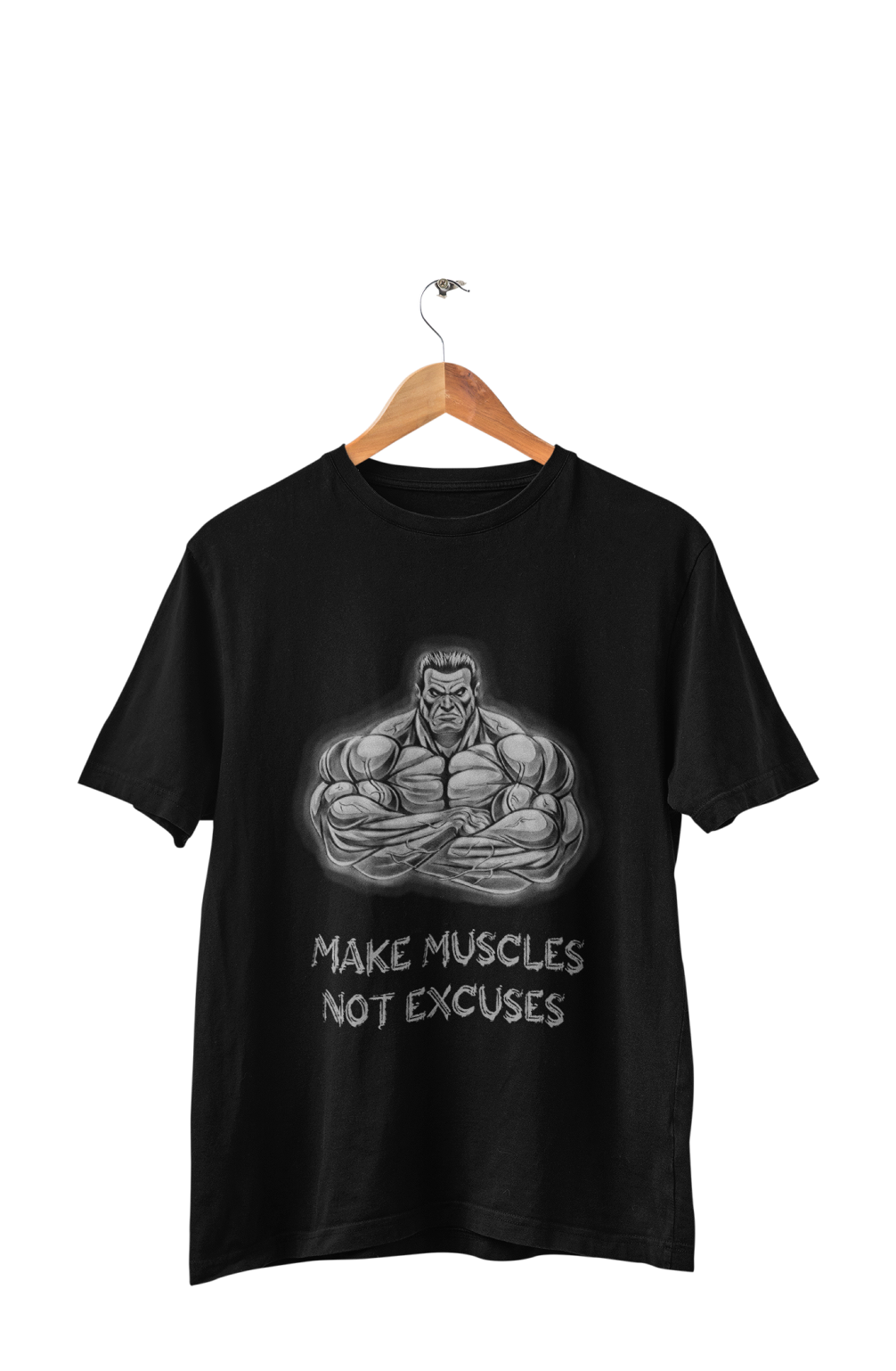 Make Muscles Not Excuses - Men's T-shirt