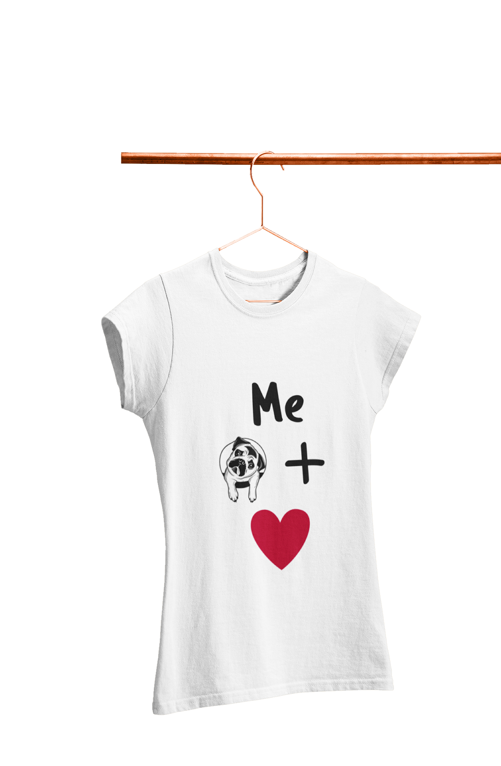 Me + Dog = Love - Women's Dog T-shirt