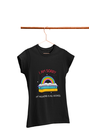 My Weekend is All Booked - Women's College T-shirt