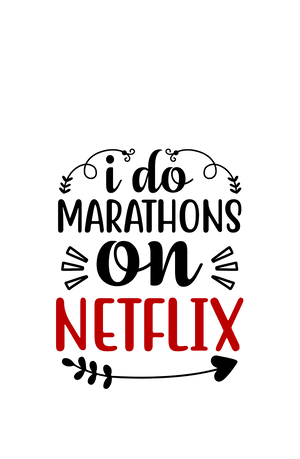 Marathon on Netflix - Women's Funny T-shirt