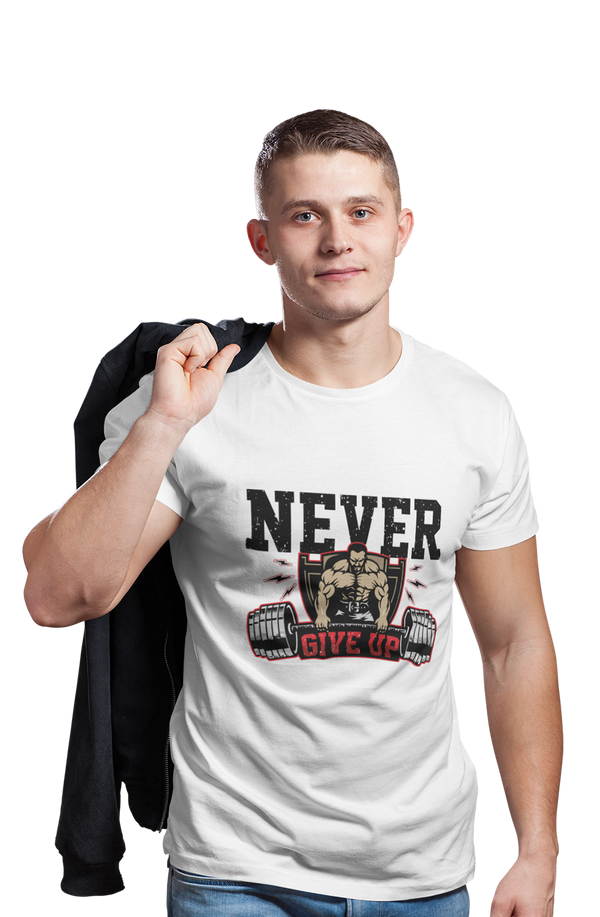 Never Give Up - Men's Gym T-shirt