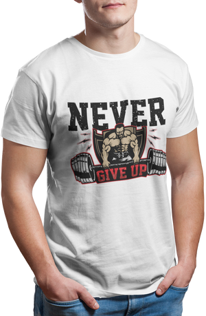 Never Give Up - Men's Gym T-shirt