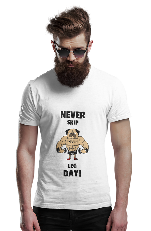 Never Skip Leg Day! - Men's Gym T-shirt