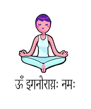 Om Ignoray Namah - Women's Funny Yoga T-shirt
