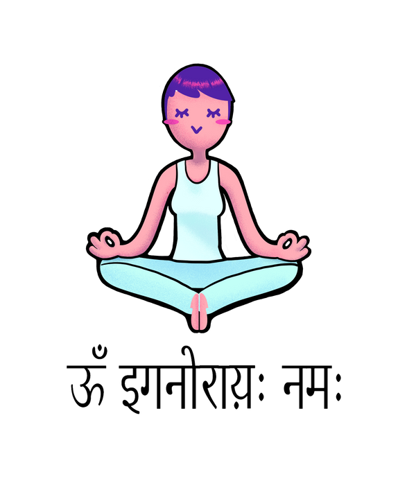 Om Ignoray Namah - Women's Funny Yoga T-shirt