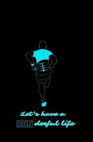 'RUN'derful Life - Men's T-shirt for Runners