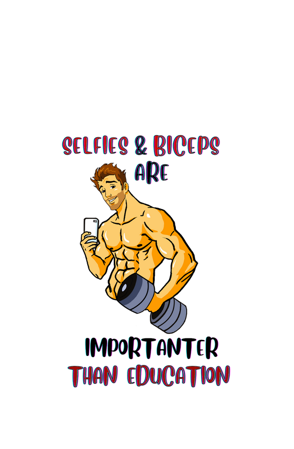 Selfies & Biceps - Men's Full Sleeves Gym T-shirt