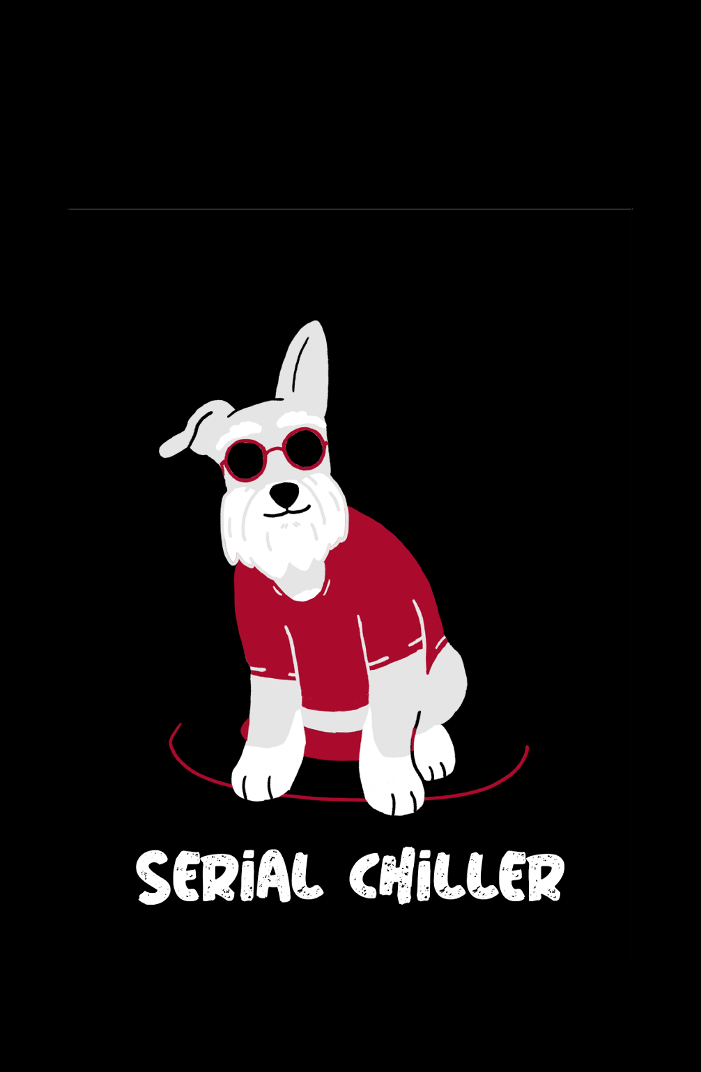 Serial Chiller - Men's Dog T-shirt