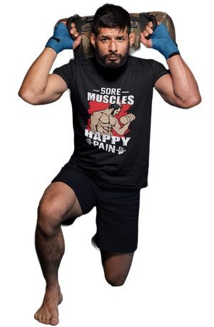 Sore Muscles Happy Pain - Men's Gym T-shirt