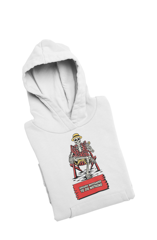 Motivated To Do Nothing - Printed Funny Hoodies