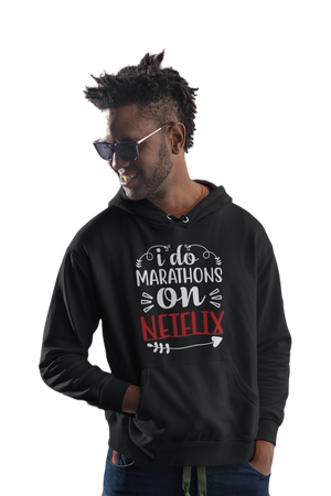 I Do Marathon - Funny Print Hoodies
