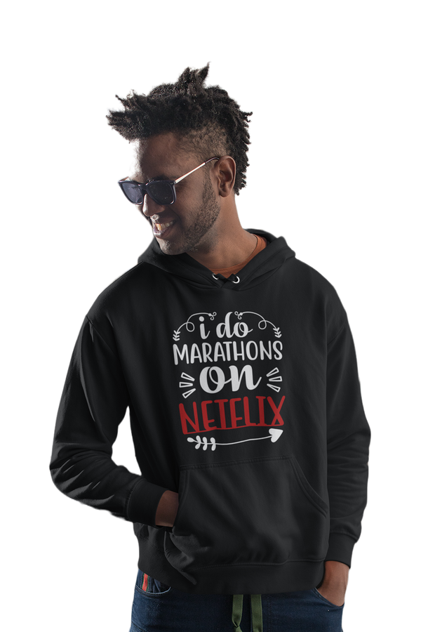 I Do Marathon - Funny Print Hoodies