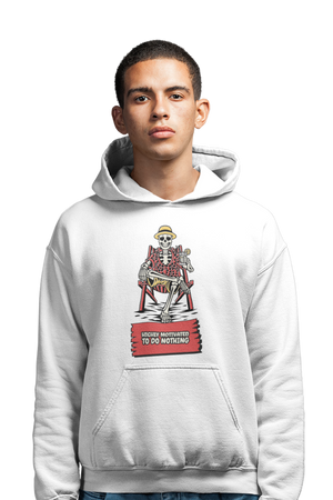 Motivated To Do Nothing - Printed Funny Hoodies
