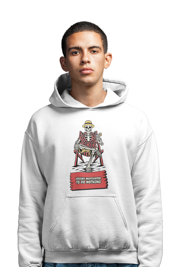 Motivated To Do Nothing - Printed Funny Hoodies