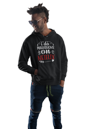 I Do Marathon - Funny Print Hoodies