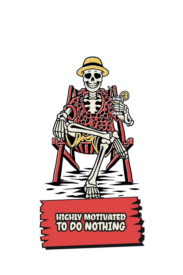 Motivated To Do Nothing - Printed Funny Hoodies