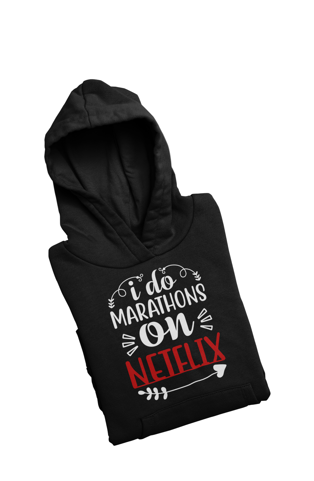 I Do Marathon - Funny Print Hoodies