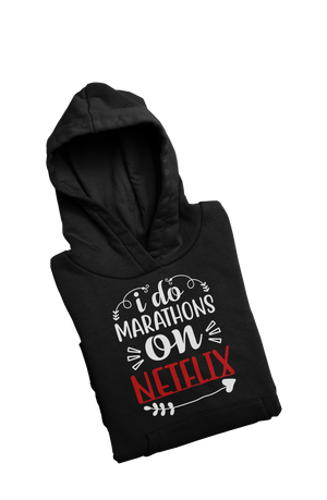 I Do Marathon - Funny Print Hoodies