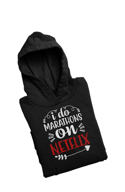 I Do Marathon - Funny Print Hoodies