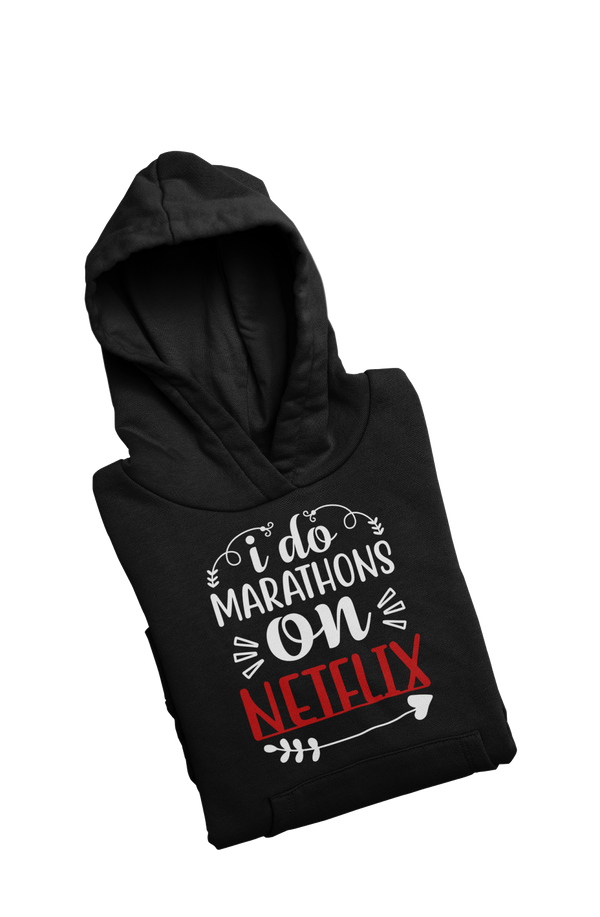 I Do Marathon - Funny Print Hoodies