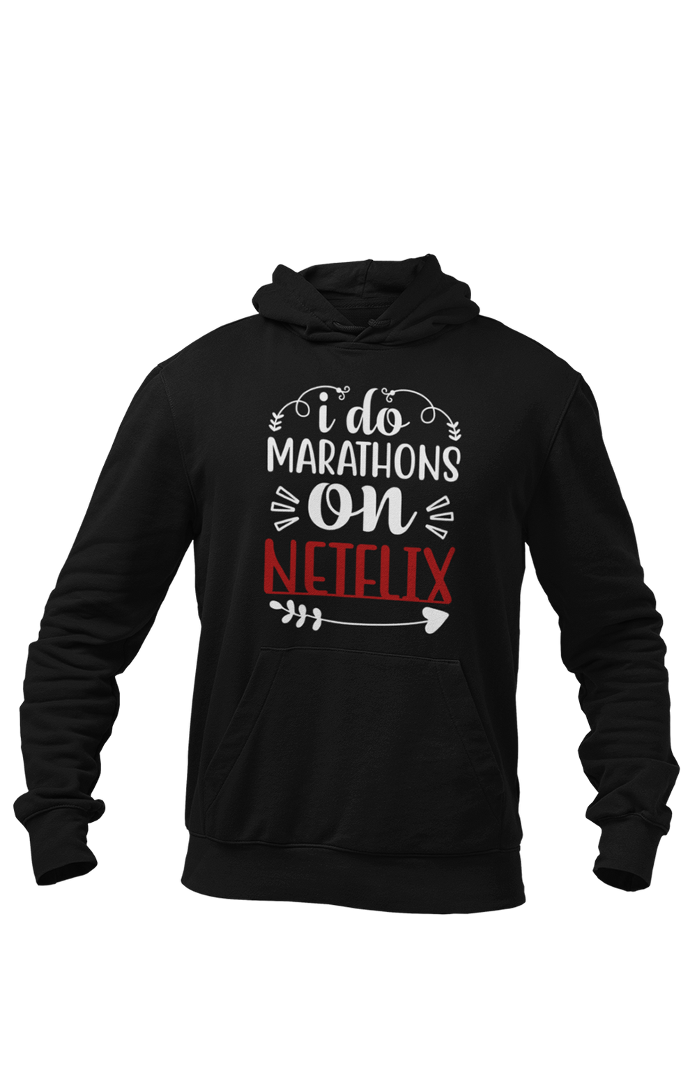 I Do Marathon - Funny Print Hoodies
