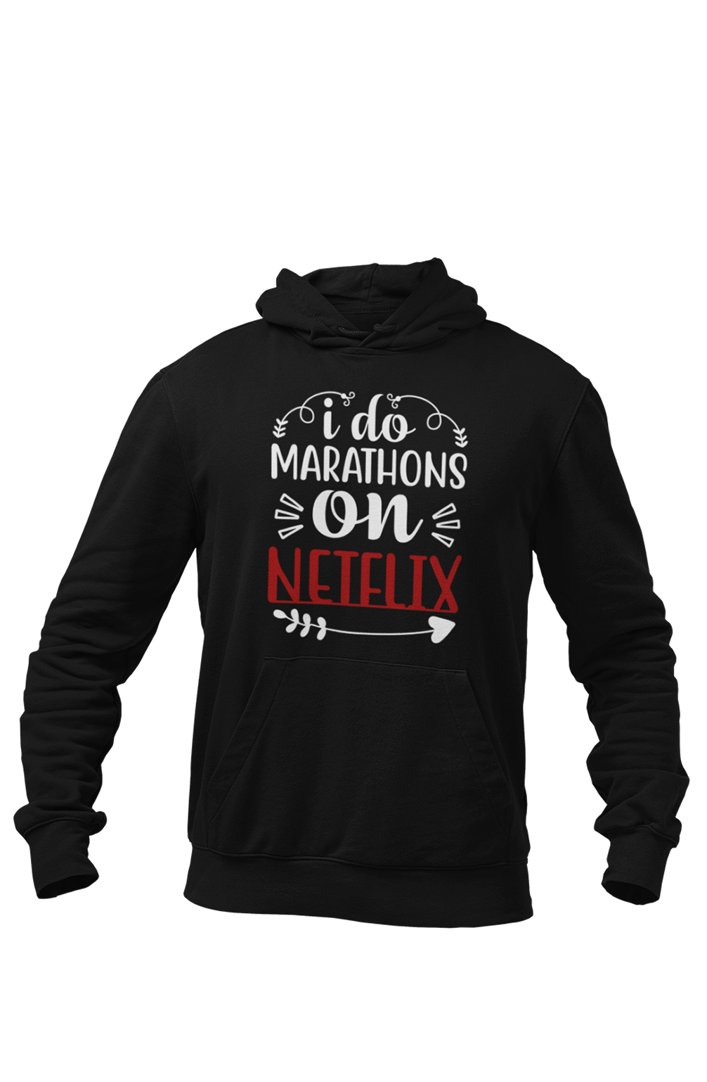 I Do Marathon - Funny Print Hoodies