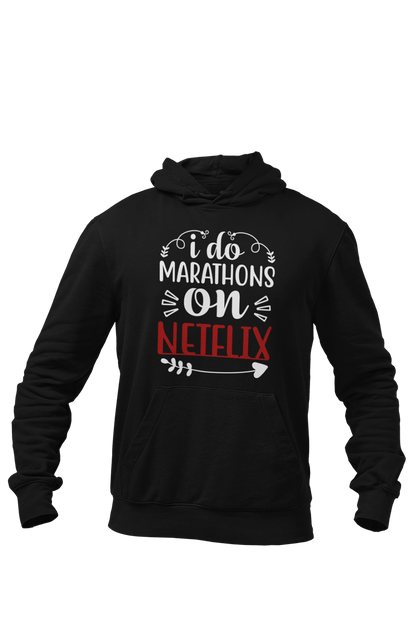 I Do Marathon - Funny Print Hoodies