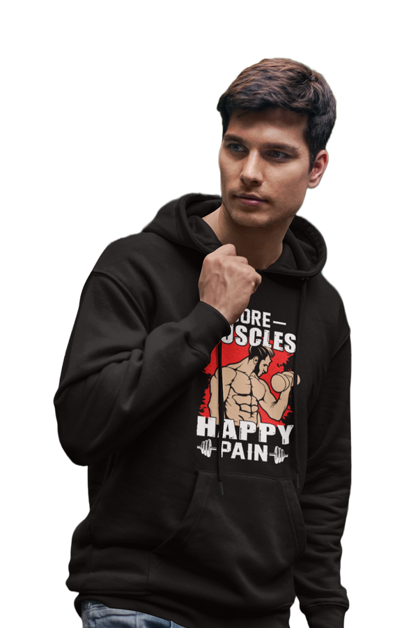 Happy Pain - Gym Hoodies