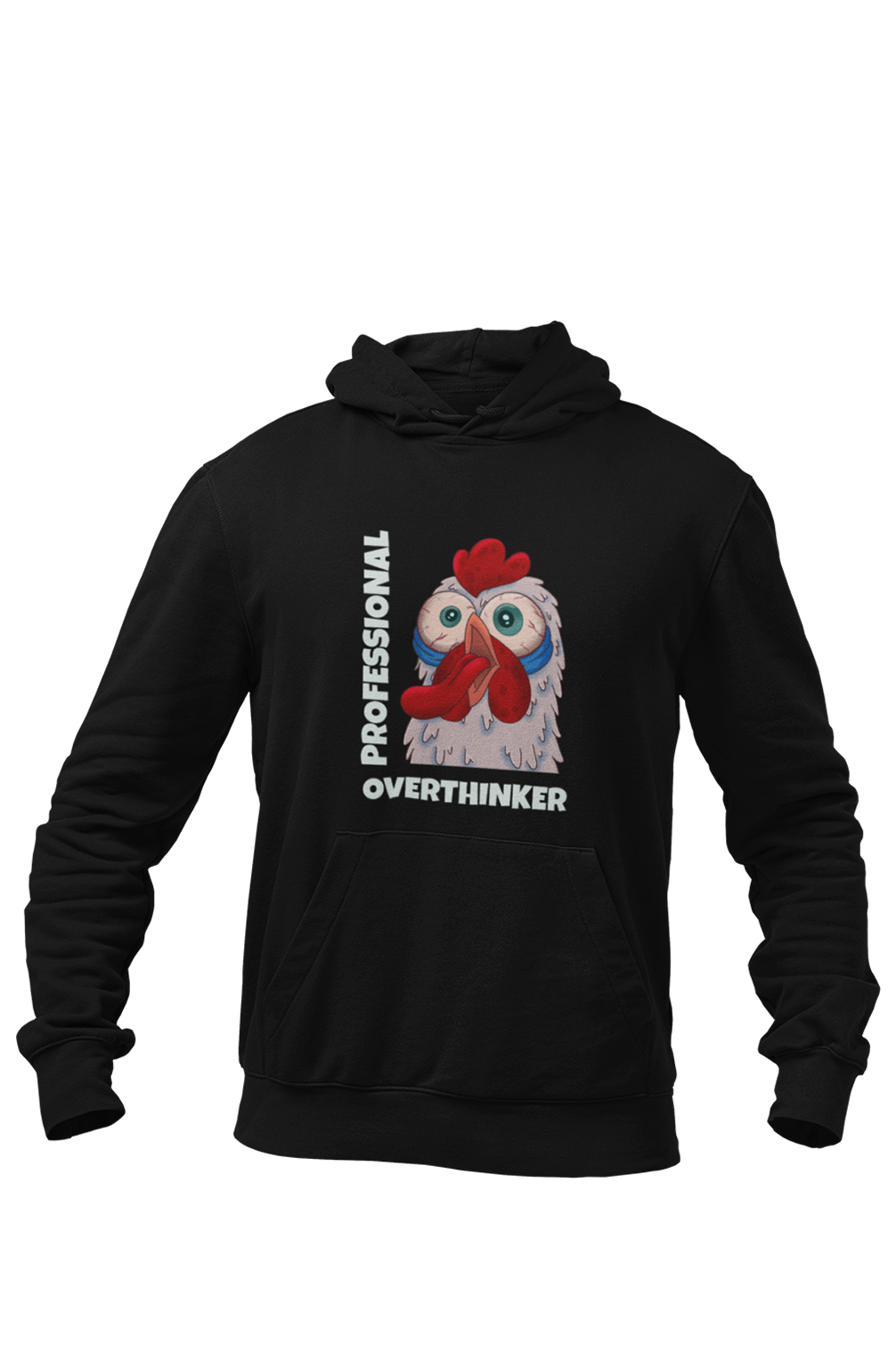 Professional Overthinker - Funny Print Hoodies