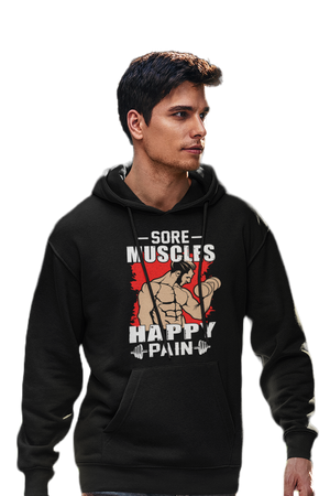 Happy Pain - Gym Hoodies