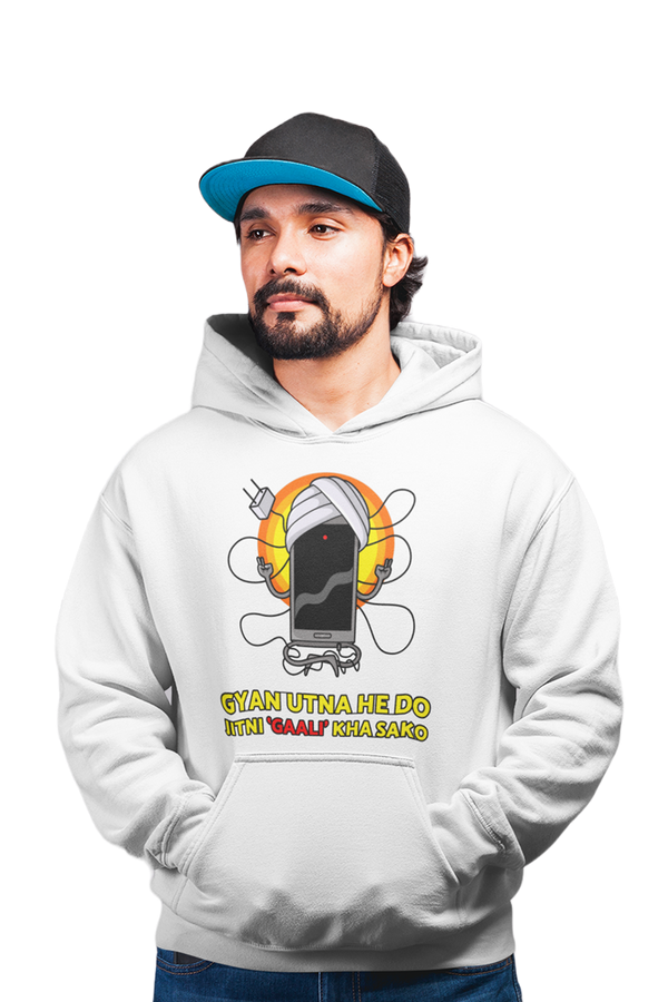 Gyan Utna He Do - Printed Funny Hoodies