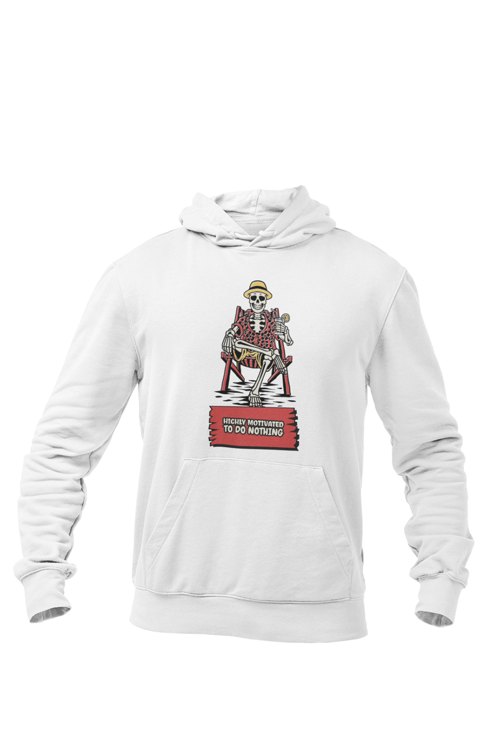 Motivated To Do Nothing - Printed Funny Hoodies