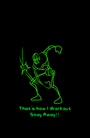 Stay Away!! - Men's Gym T-shirt