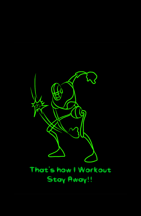 Stay Away!! - Men's Gym T-shirt