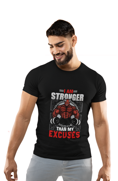 Stronger than My Excuses - Men's Gym T-shirt