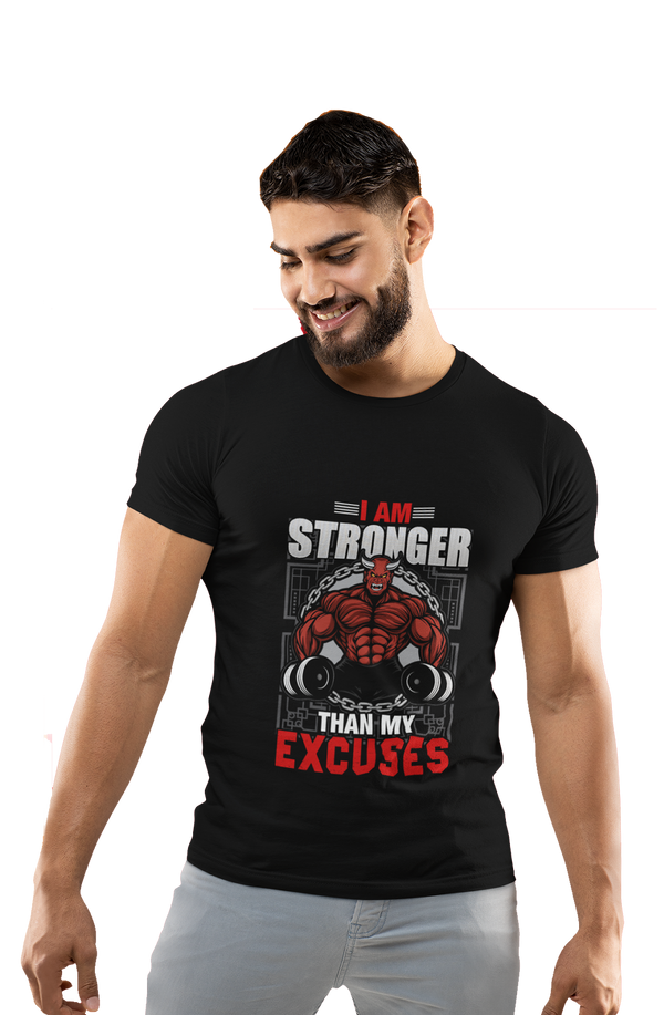 Stronger than My Excuses - Men's Gym T-shirt