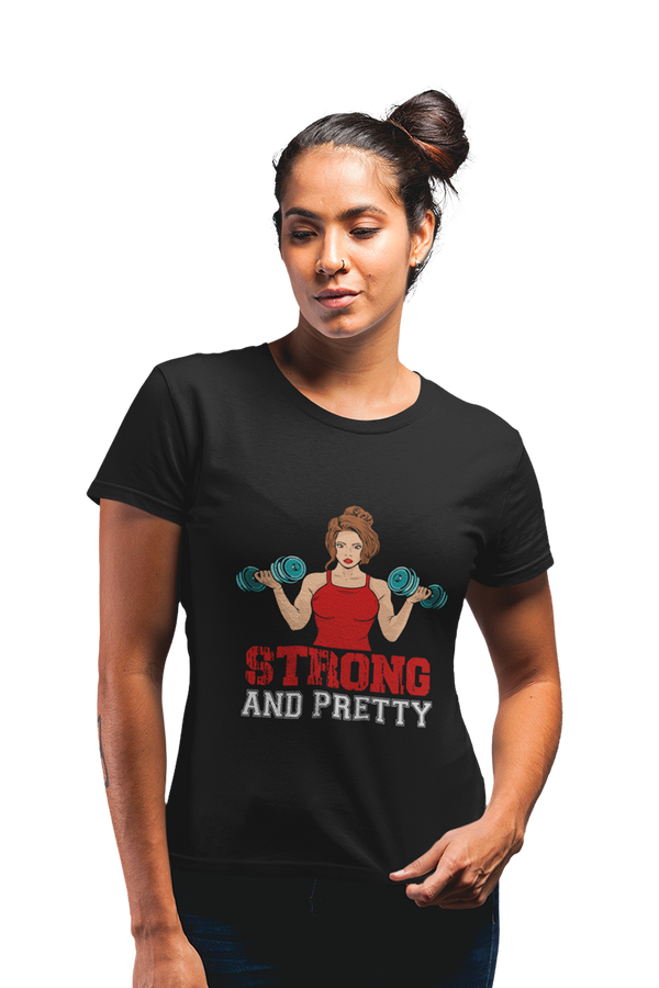 Strong & Pretty - Women's Gym T-shirt