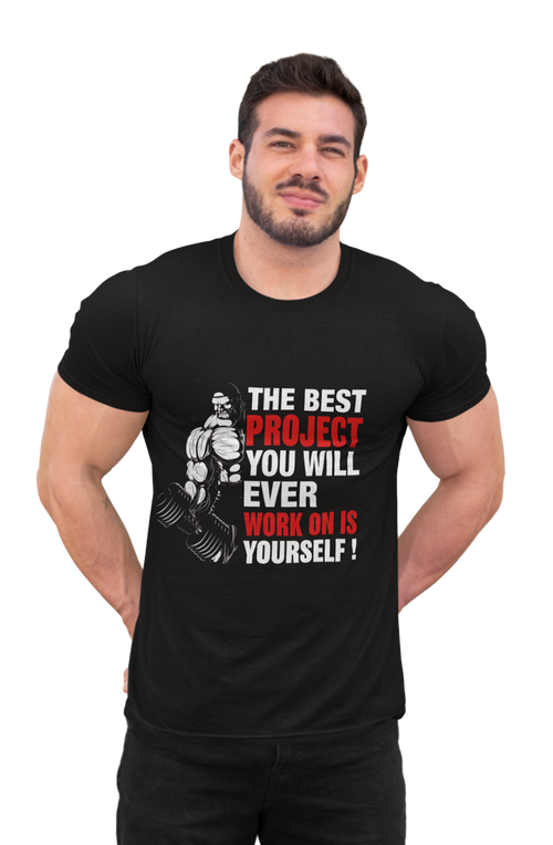 Work on Yourself - Men's Gym T-shirt