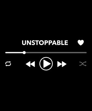 Unstoppable - Black Hoodies for Women
