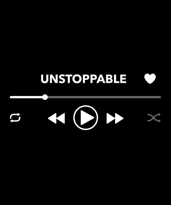 Unstoppable - Black Hoodies for Women