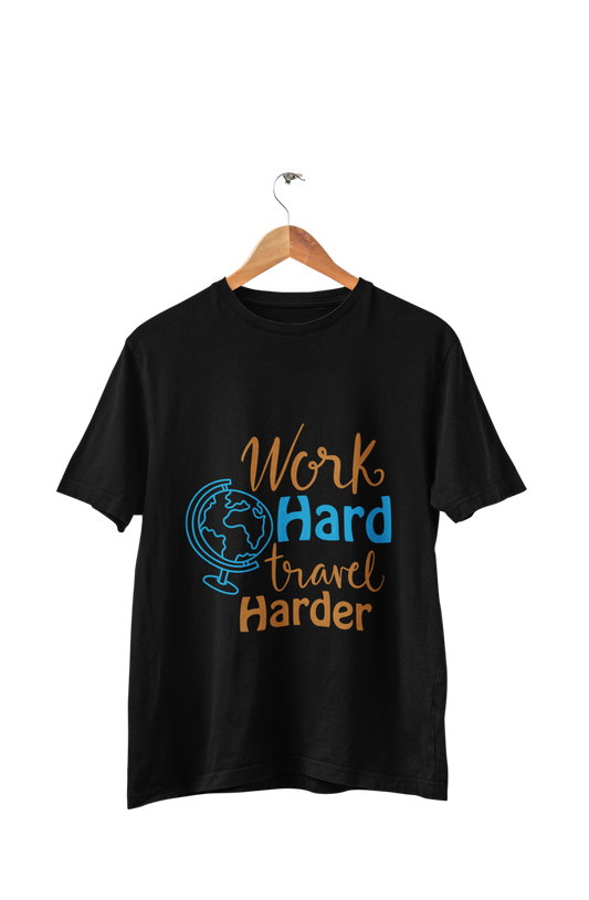 Work Hard Travel Harder - Men's Travellers T-shirt