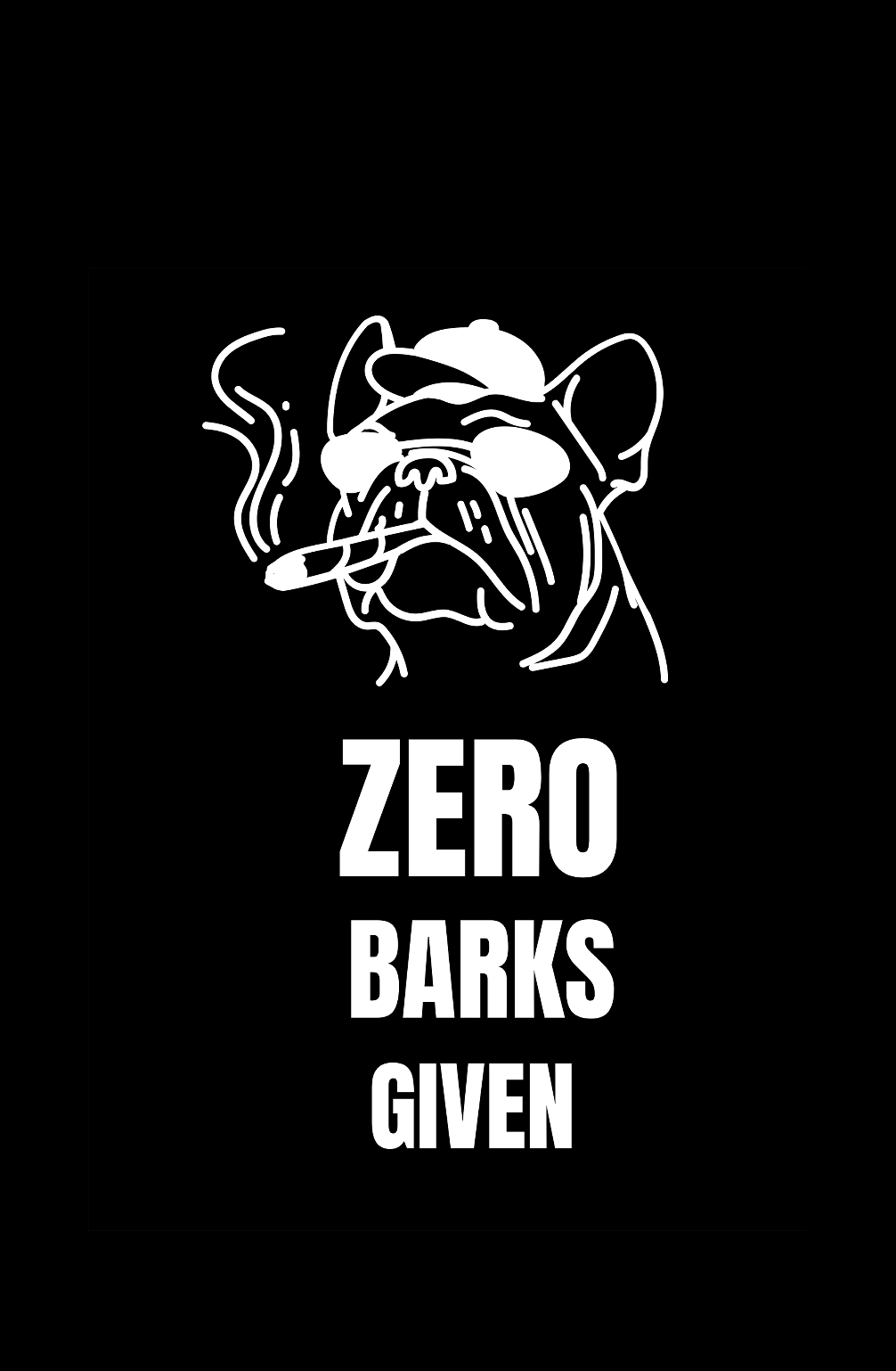 Zero Barks Given - Men's Dog T-shirt