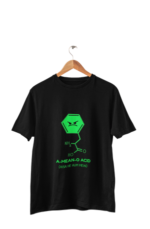 A-MEAN-O-ACID - Men's College T-shirt - Letshandcraft