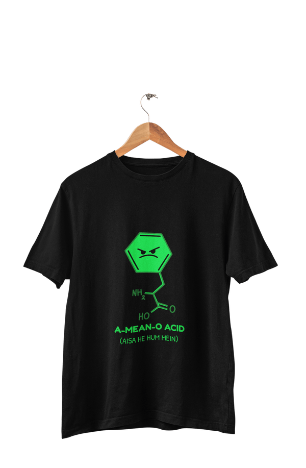 A-MEAN-O-ACID - Men's College T-shirt - Letshandcraft